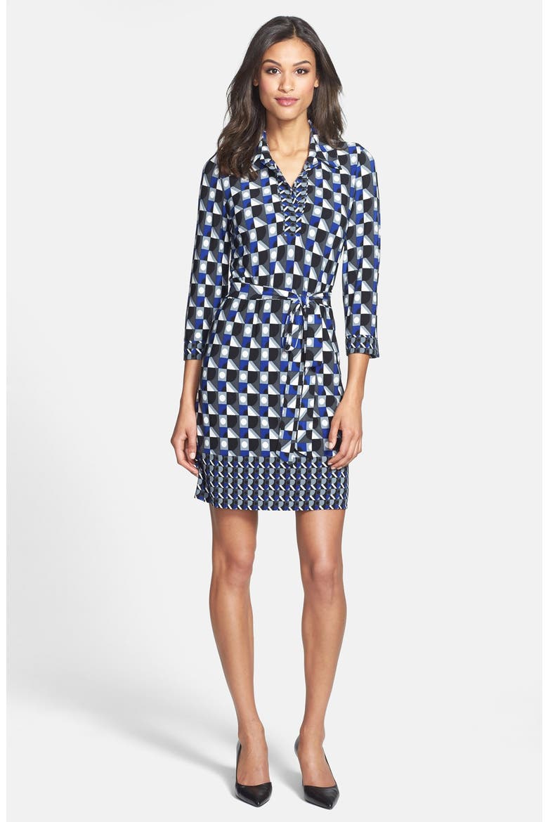 Matte Jersey Shirtdress, Alternate, color, STARLET MULTI COMBO