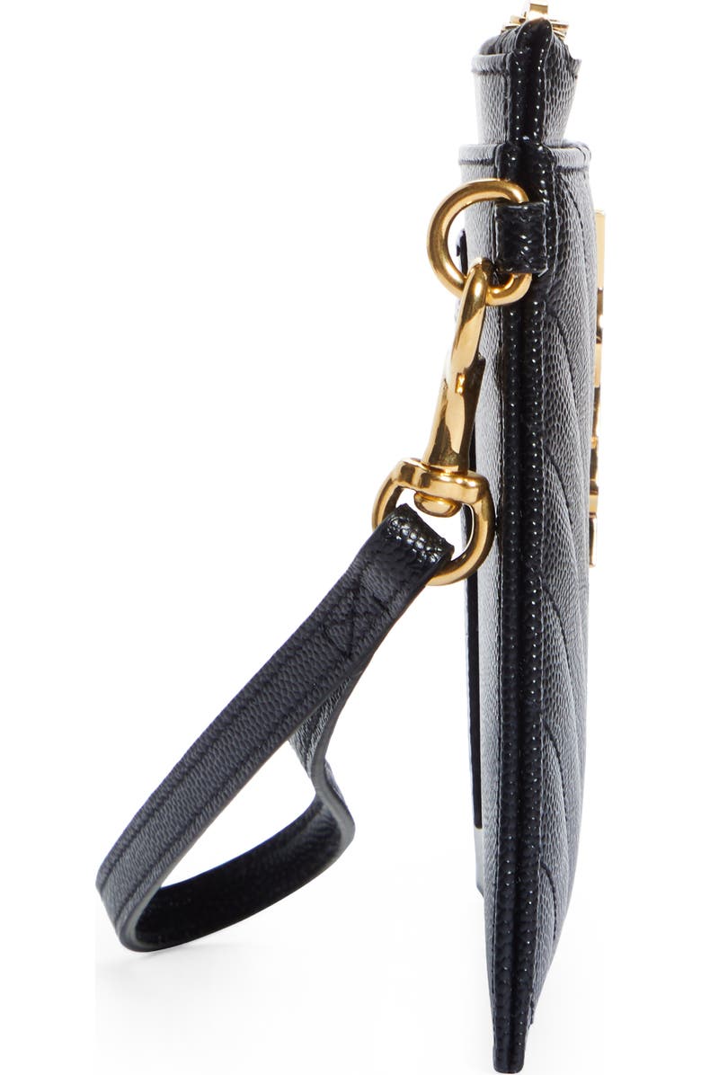 Saint Laurent Monogram Matelassé Leather Pouch, Alternate, color,