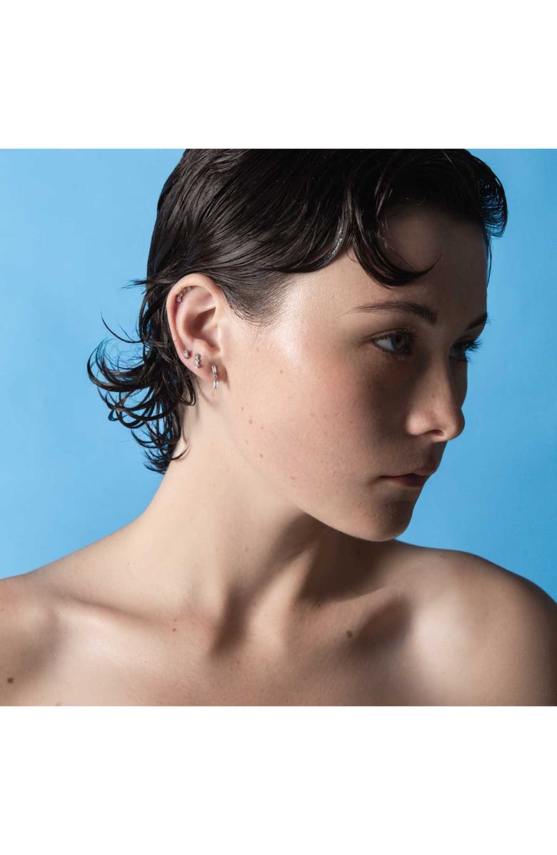 Outofoffice Double Pave Gold Earring, Alternate, color, Gold