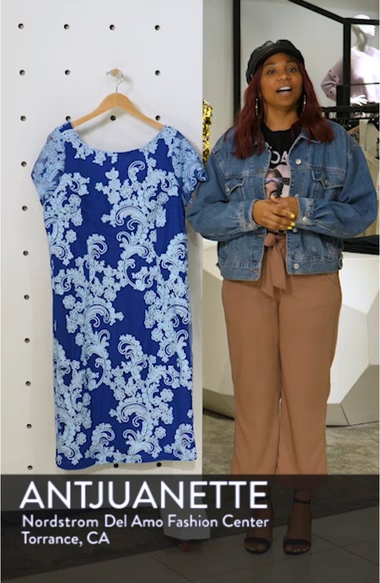 Soutache Cocktail Sheath Dress, sales video thumbnail