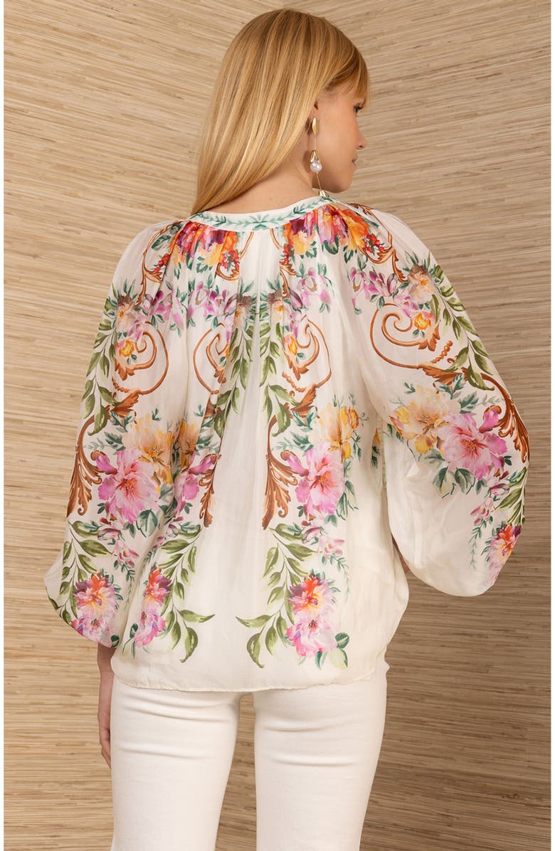 Hale Bob Aarna Chiffon Top, Alternate, color,