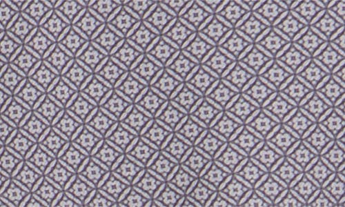 Bugatchi James Ooohcotton® Mosaic Print Twill Button-up Shirt In Purple