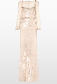 Jenny Packham Kestra Sequin-Embellished Maxi Dress