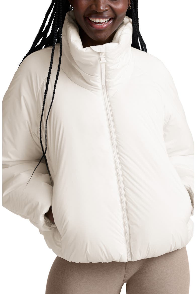 Warm Up Water Repellent Puffer Jacket, Main, color, GLACIER
