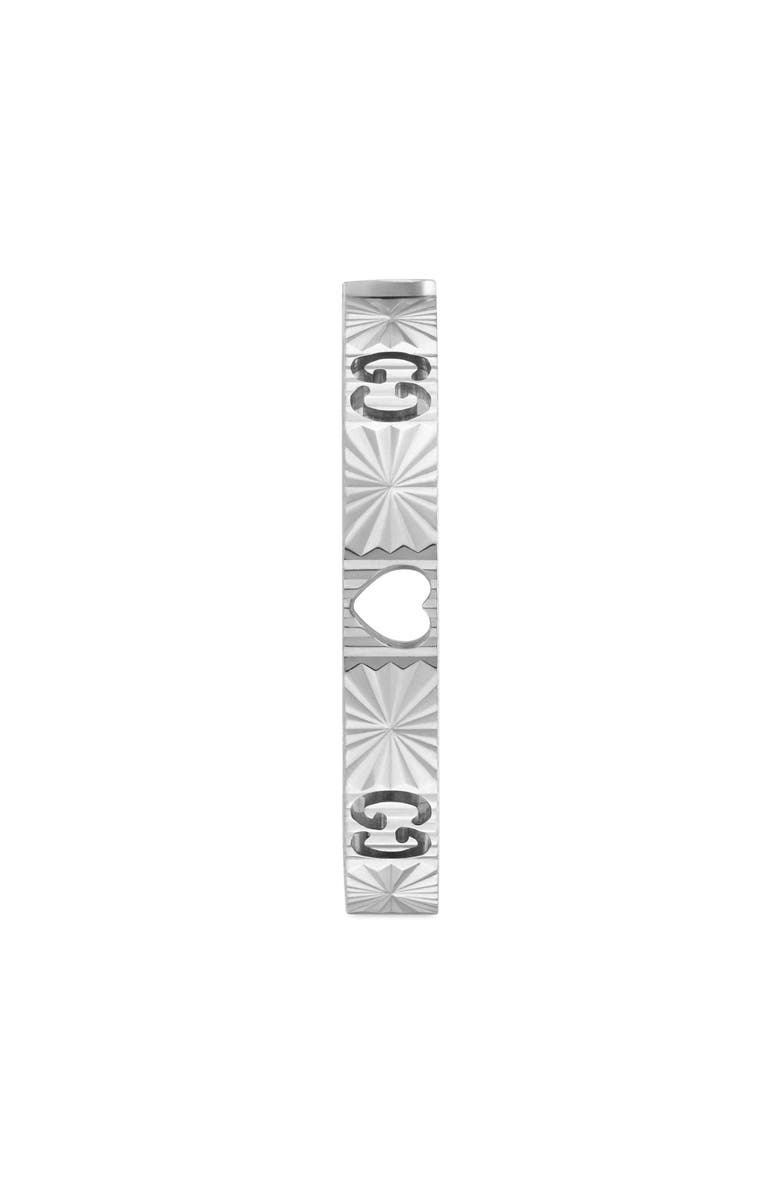 Gucci Icon Star Diamond Ring Band, Alternate, color,