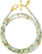 Karma and Luck Women's Jade Elephant Gold Plated Wrap Bracelet - Manifest Abundance