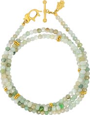 Karma and Luck Women's Jade Elephant Gold Plated Wrap Bracelet - Manifest Abundance