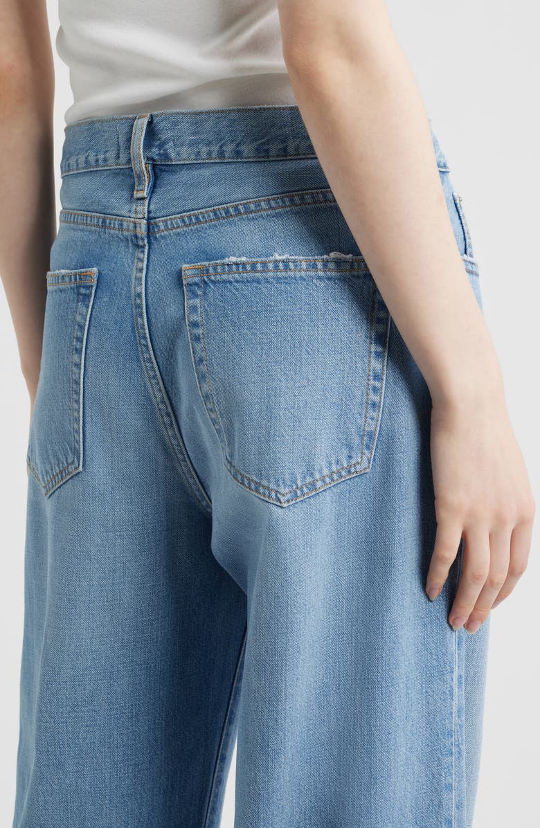 FRAME The Off Duty Stroll Wide Leg Jeans, Alternate, color, Frey