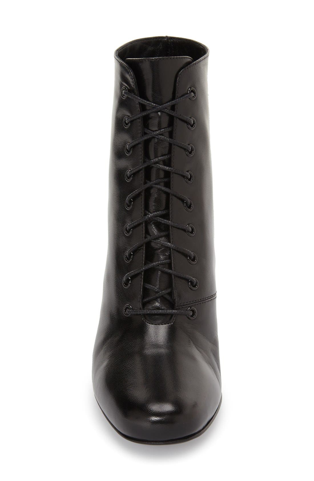 Saint Laurent 'Babies' Lace-Up Bootie, Alternate, color, 