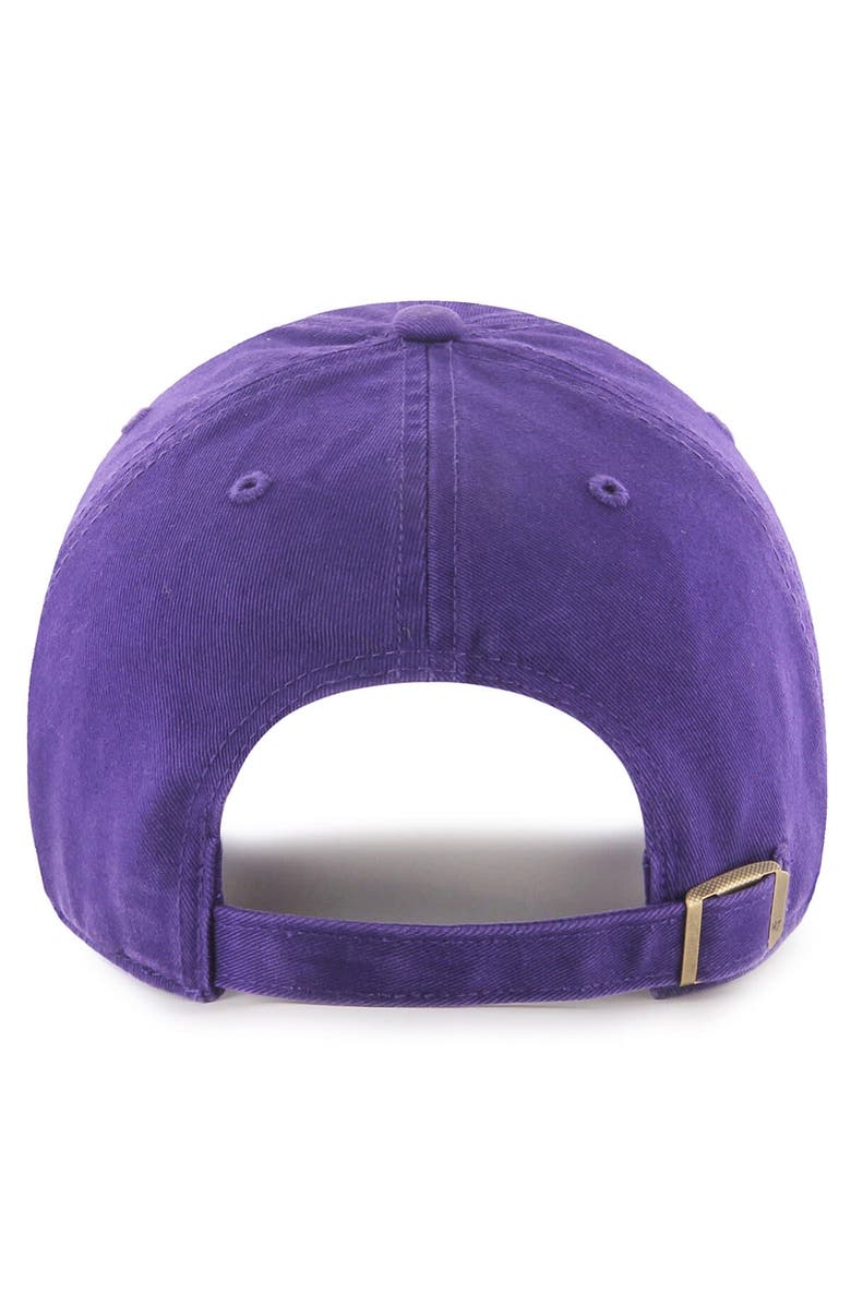 '47 Men's '47 Purple Baltimore Ravens 2023 AFC North Division Champions Clean Up Adjustable Hat, Alternate, color,