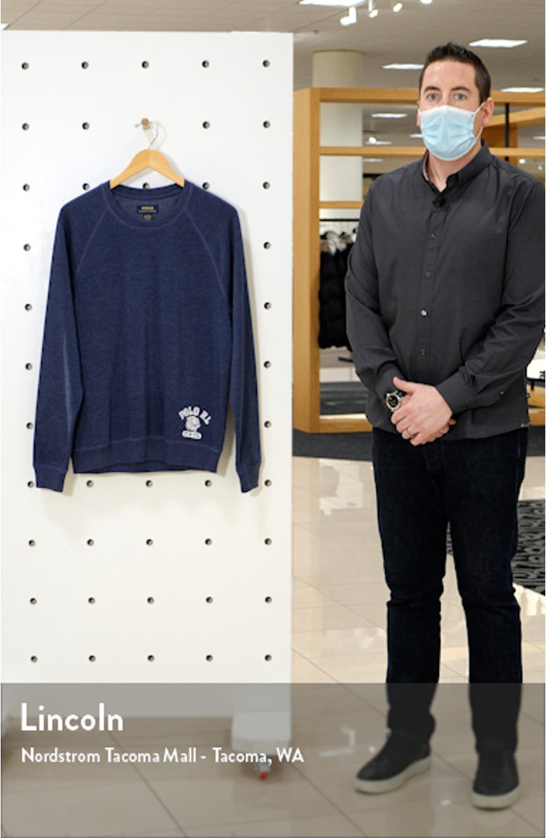 Men's Crewneck Fleece Sweatshirt, sales video thumbnail