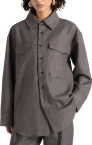 Manière De Voir Joy Tailored Oversized Shirt