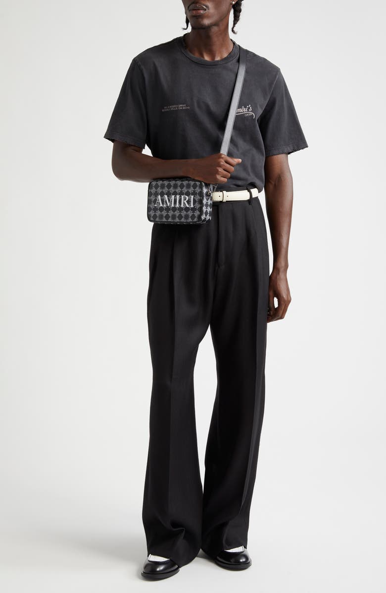 AMIRI Double Pleat Pants, Alternate, color, Black