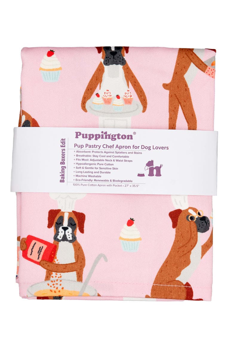 Kitchen Apron for Dog Lovers, Alternate, color, Baking Boxers
