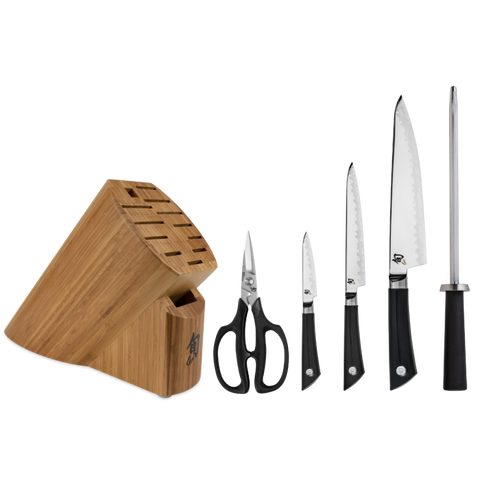 Sora Collection 6 Piece Cutlery Knife Block Set