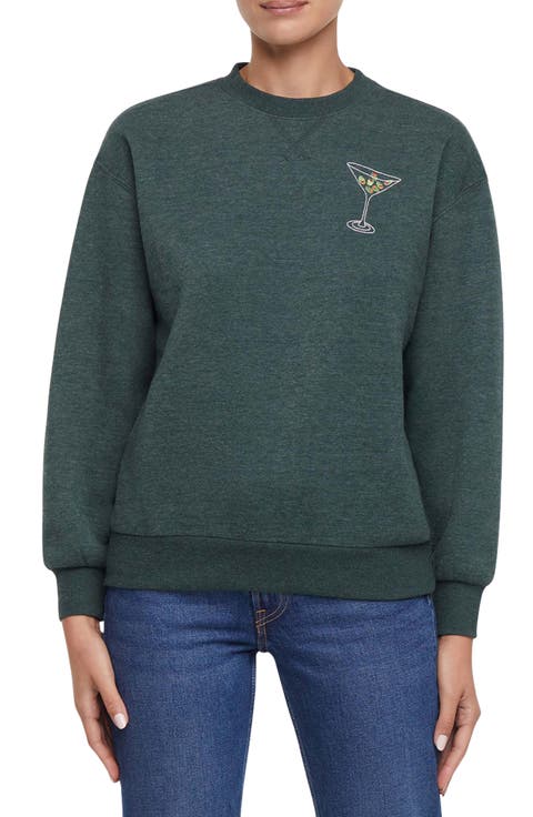Extra Olives Charlie Embroidered Sweatshirt