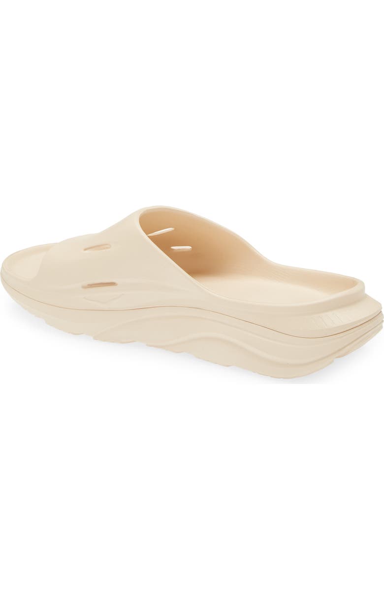 HOKA Ora Recovery Slide 3 Sandal, Alternate, color, Vanilla / Vanilla