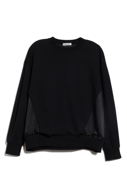 Paneled Bead Trim Sweatshirt