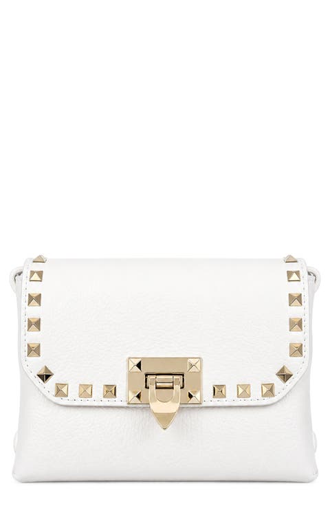 Camille Studded Leather Crossbody Bag