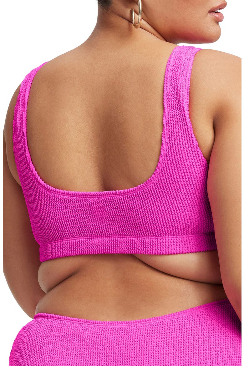 Always Fits Scoop Bikini Top, Alternate, color, HAWIIAN PINK001