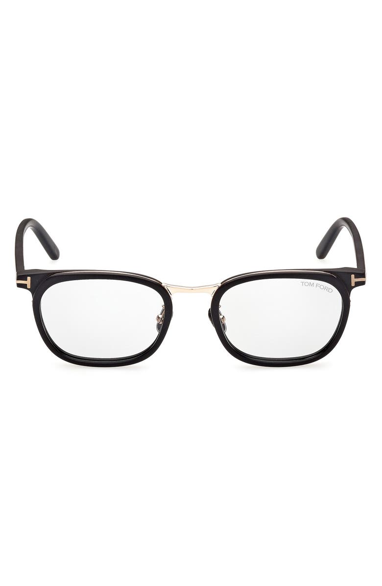 TOM FORD 52mm Round Optical Frames, Main, color,