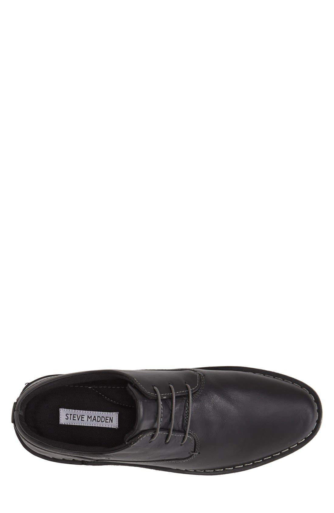 'Harpoon' Derby, Alternate, color, BLACK LEATHER