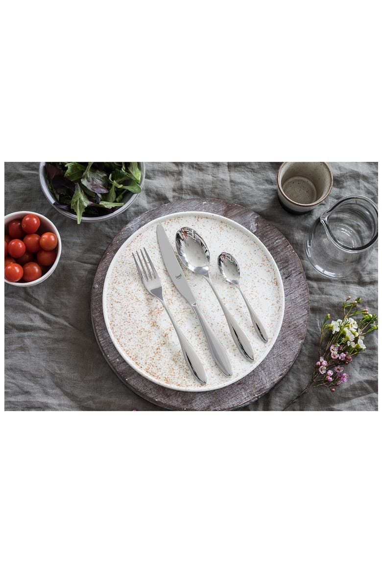 Carinzia 20-Piece Flatware Set, Alternate, color, STAINLESS SHINY