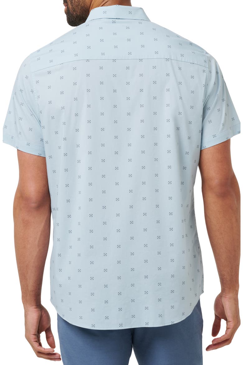 Bungalow Breeze Short Sleeve Button-Up Shirt, Alternate, color, ARONA