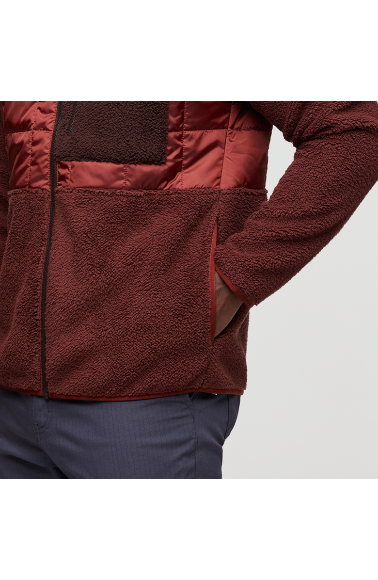 Cotopaxi Trico Hybrid Hooded Jacket - Men's, Alternate, color, Rusty And Chestnut
