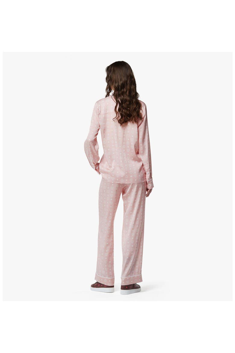 Silk Pajama Shirt, Alternate, color, Soft Pink