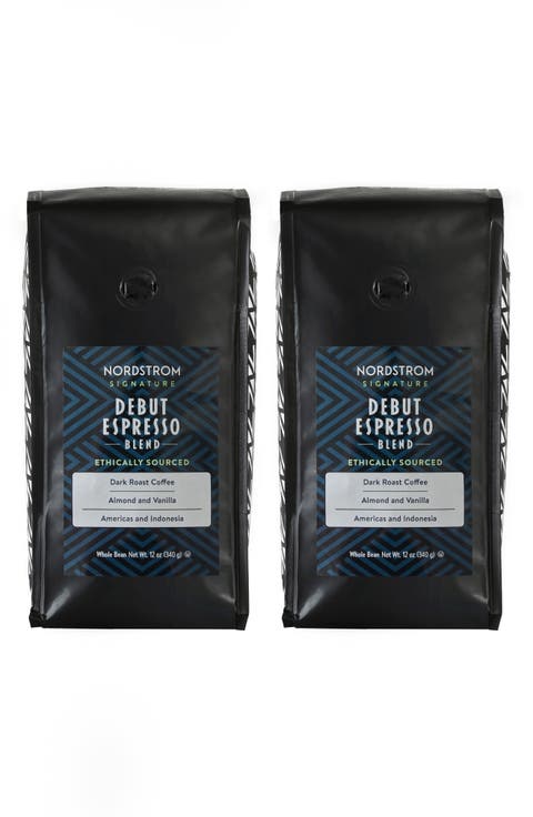 Ethically Sourced Debut Espresso Blend 2-Pack Whole Bean Coffee