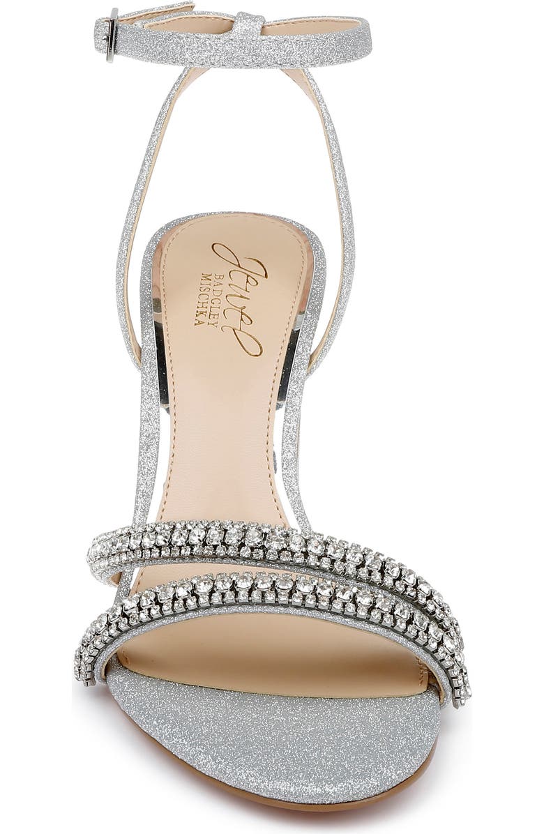 Jewel Badgley Mischka Rosa Ankle Strap Sandal, Alternate, color,