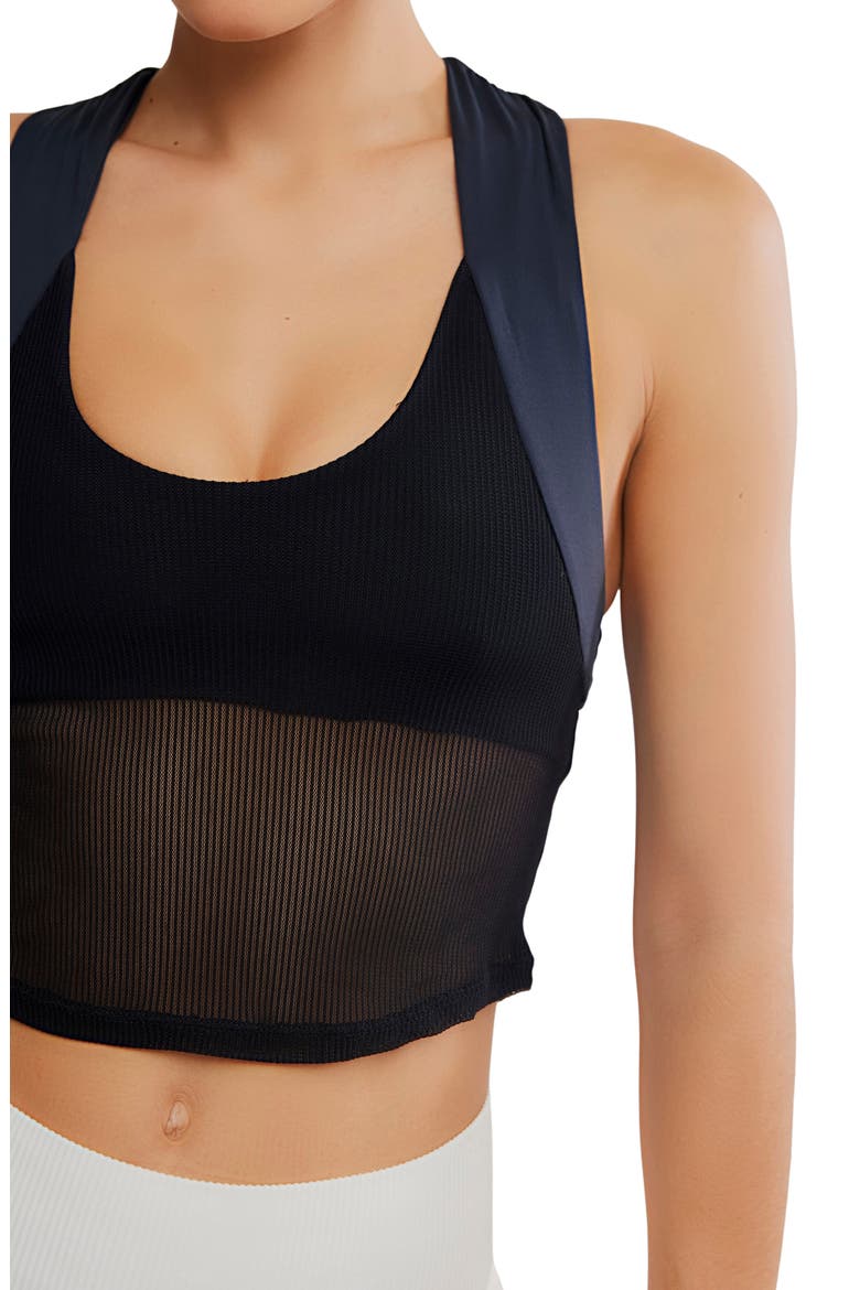 Sunset Ribbed Tank, Alternate, color, BLACK