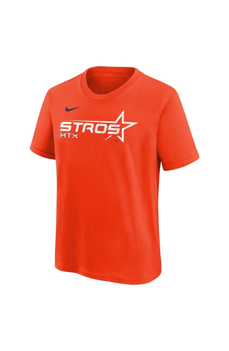 Nike Youth Nike Orange Houston Astros 2025 City Connect Wordmark T-Shirt, Alternate, color, Orange