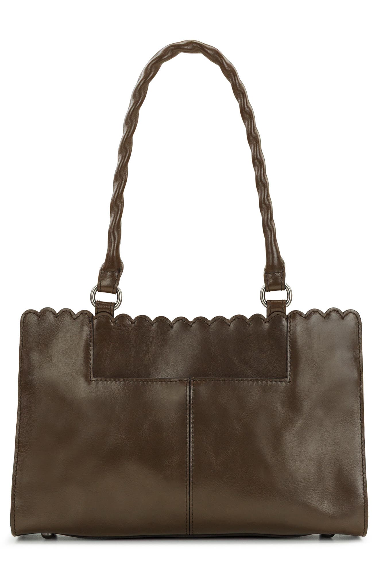 Patricia Nash Morra Twist Handle Shoulder Bag, Alternate, color, Mushroom