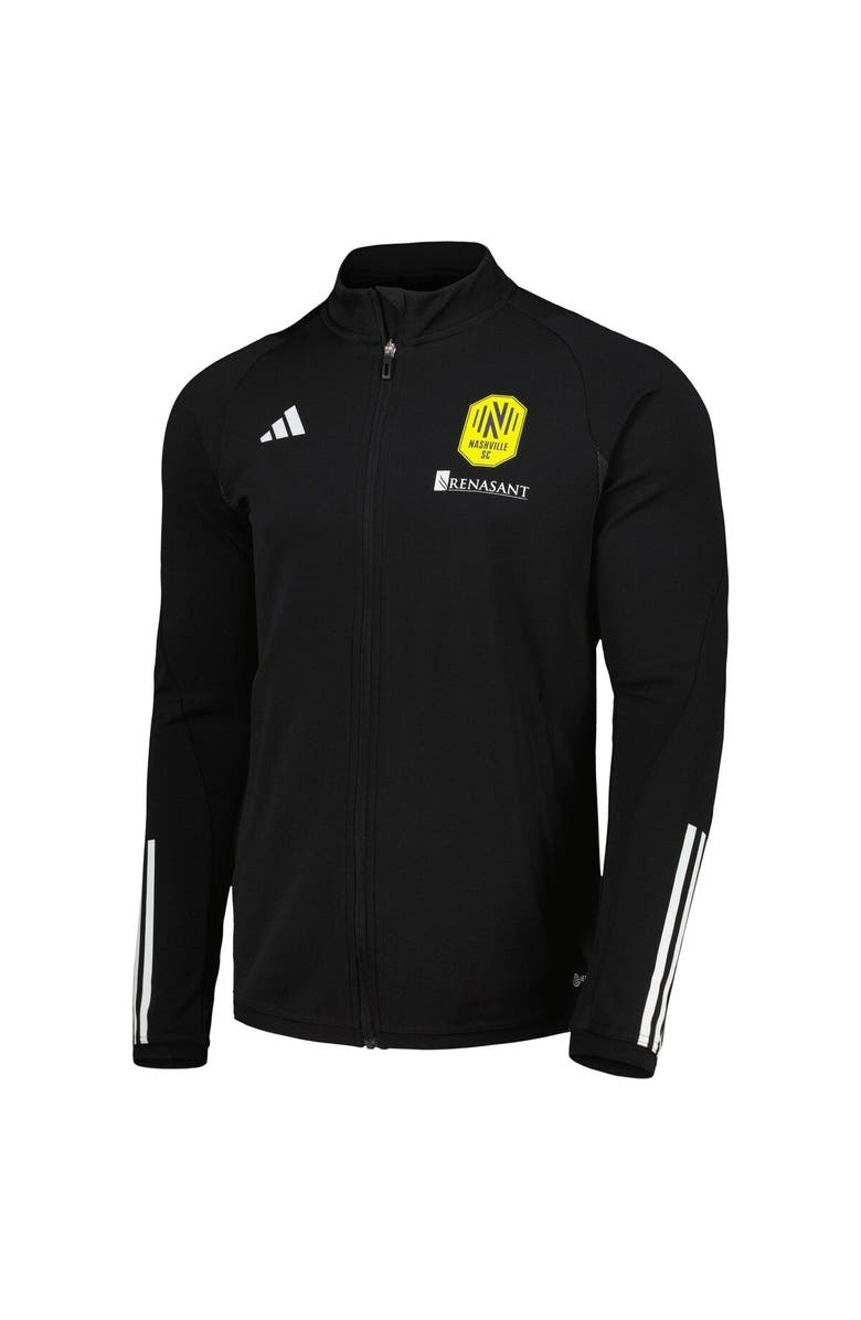 adidas Men's adidas Black Nashville SC 2023 On-Field AEROREADY Full-Zip Training Top, Alternate, color, 