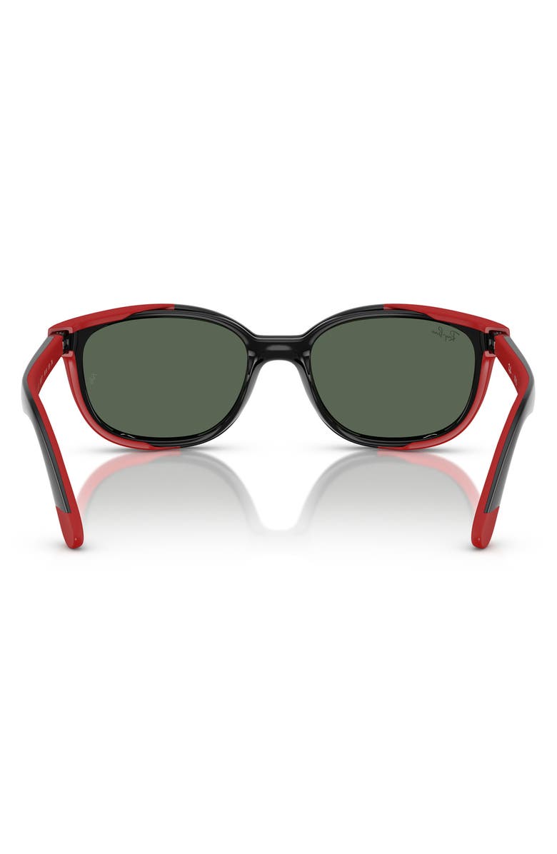 Ray-Ban Kids' 48mm Pillow Optical Glasses & Clip-On Sunglasses, Alternate, color, Dark Green