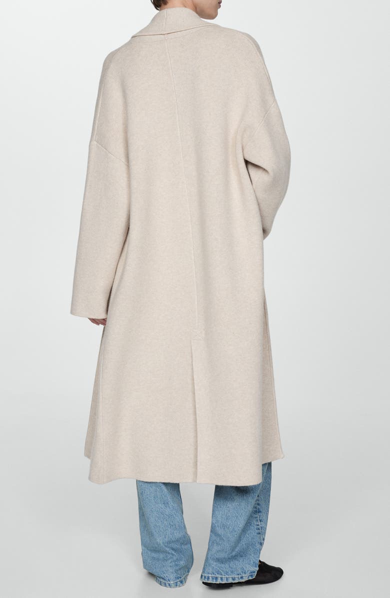 MANGO Oversize Long Cardigan, Alternate, color,