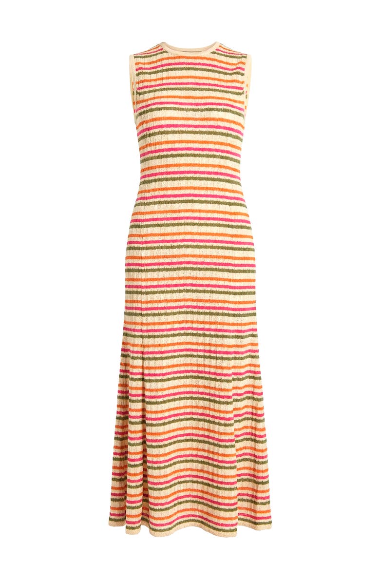 IVONNE Sleeveless Striped Knit Maxi Dress, Alternate, color, Multicolor-Ivory