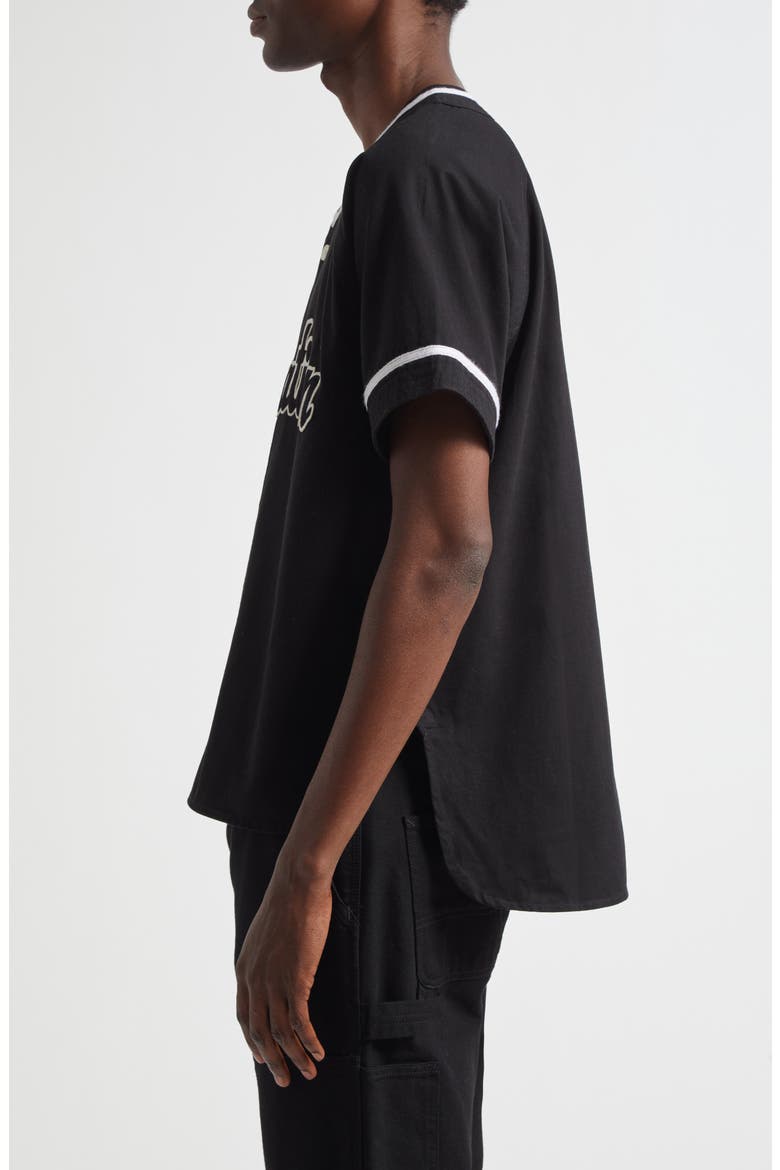 Baseball Shirt, Alternate, color, BLACK