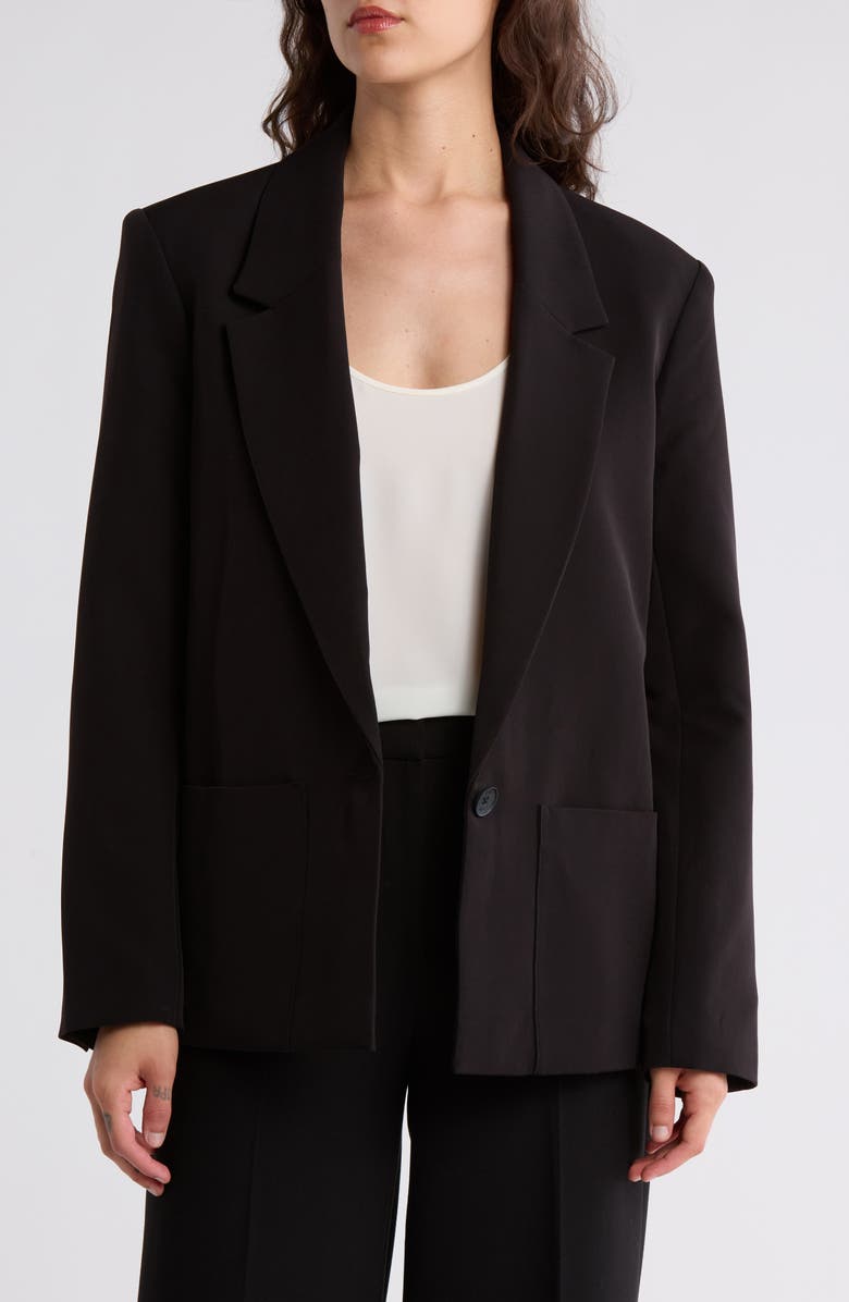 DONNA KARAN Crop Blazer, Main, color,