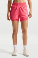 Nike One Dri-FIT High-Waisted 3-Inch 2-in-1 Shorts