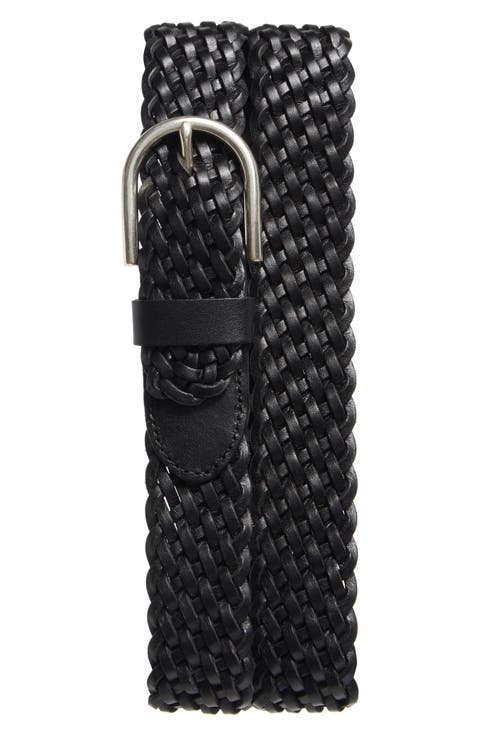 Braided Leather Belt