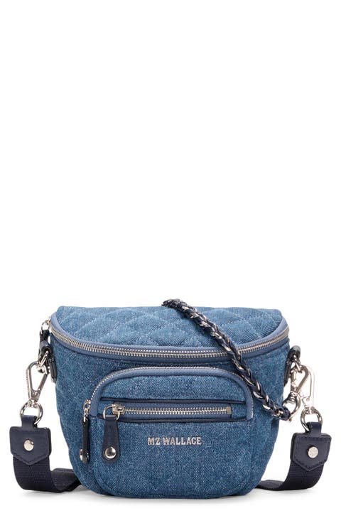 Micro Crosby Diamond Quilted Nylon Sling Bag