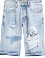 DIET STARTS MONDAY Rip & Repair Denim Shorts