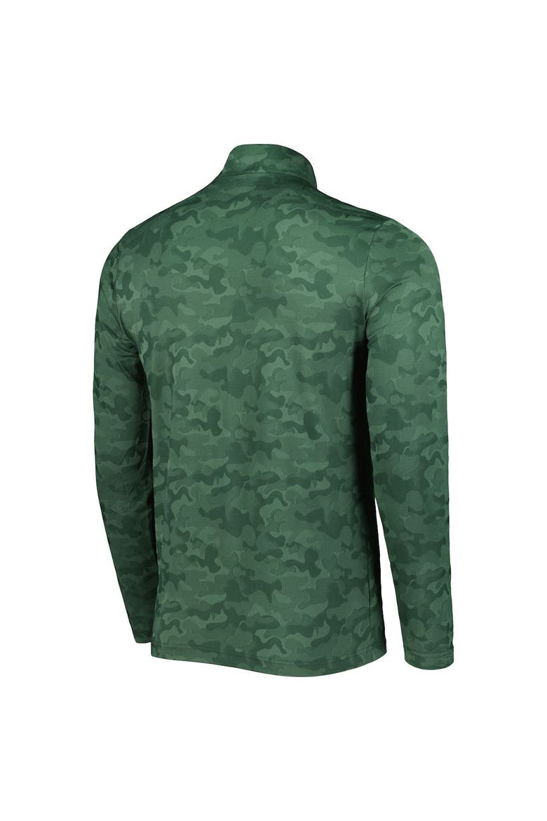 Men's Antigua Green Green Bay Packers Brigade Quarter-Zip Sweatshirt, Alternate, color, Green