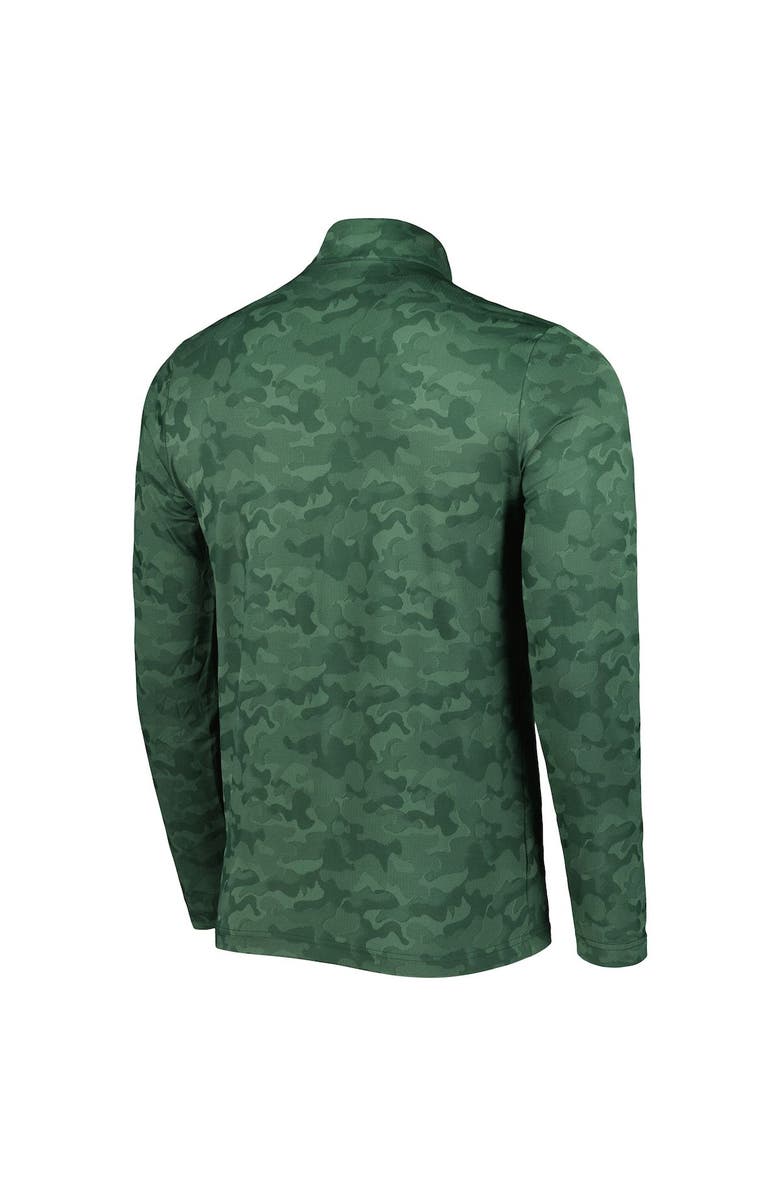 ANTIGUA Men's Antigua Green Green Bay Packers Brigade Quarter-Zip Sweatshirt, Alternate, color, Green