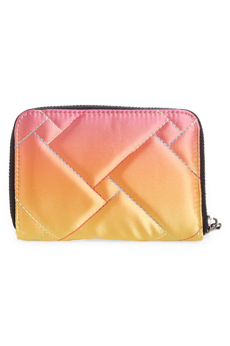 Small Zip Around Wallet, Alternate, color, OMBRE MULTI