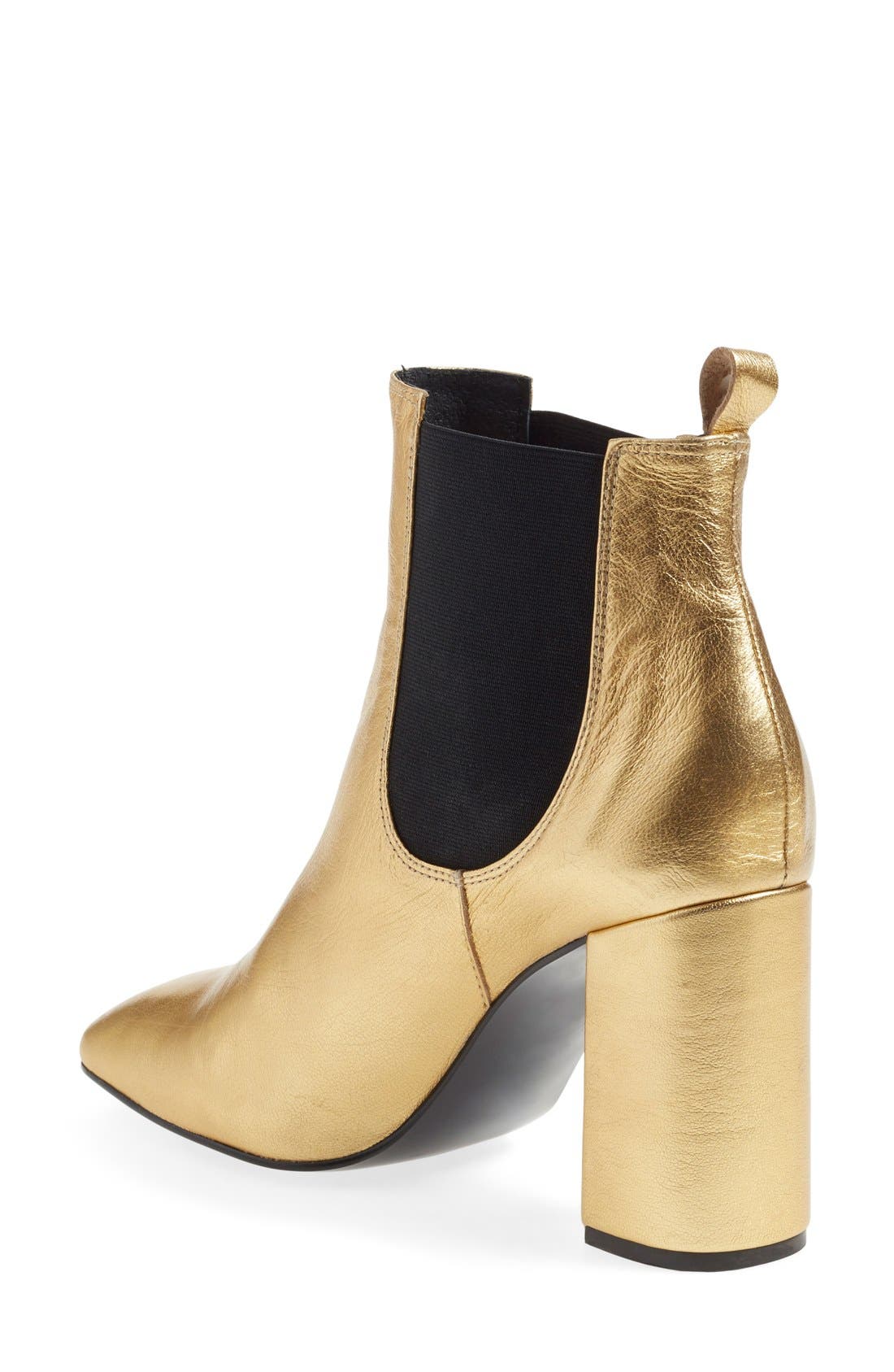 Topshop 'Maria' Chelsea Block Heel Boot, Alternate, color, 