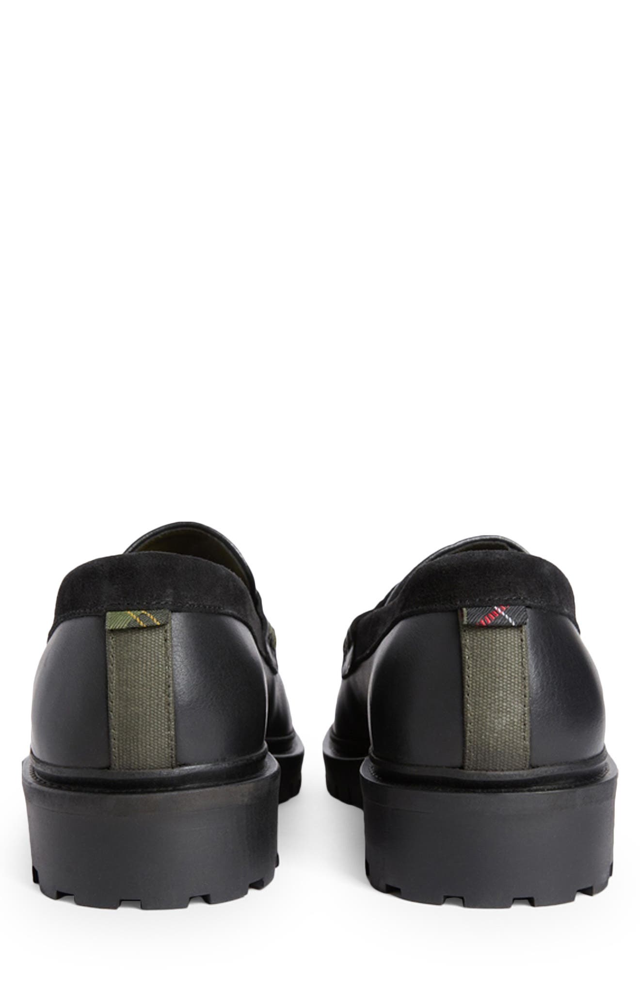 Croxton Leather Penny Loafer, Alternate, color, BLACK